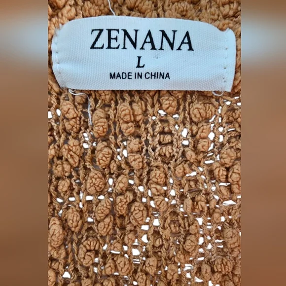 Zenana 'Falling For You' Full Size Open Front Popcorn Cardigan - Picture 3 of 8